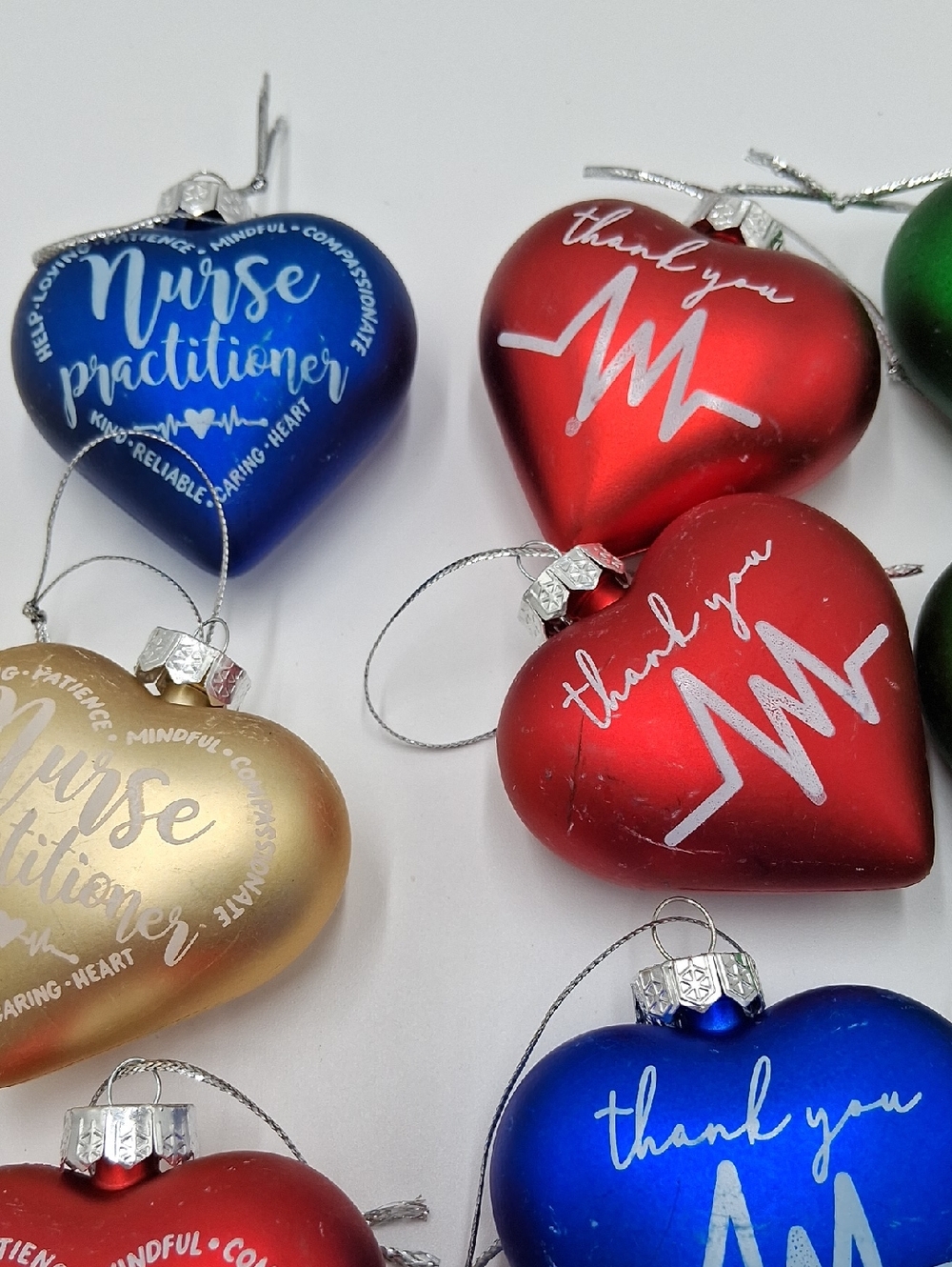 30 Nurse Practitioner Heart Ornaments